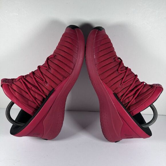Nike Jordan Flight Luxe Triple Red Lace Up Athletic Shoes Sneakers Men's Size 9 - Picture 5 of 8